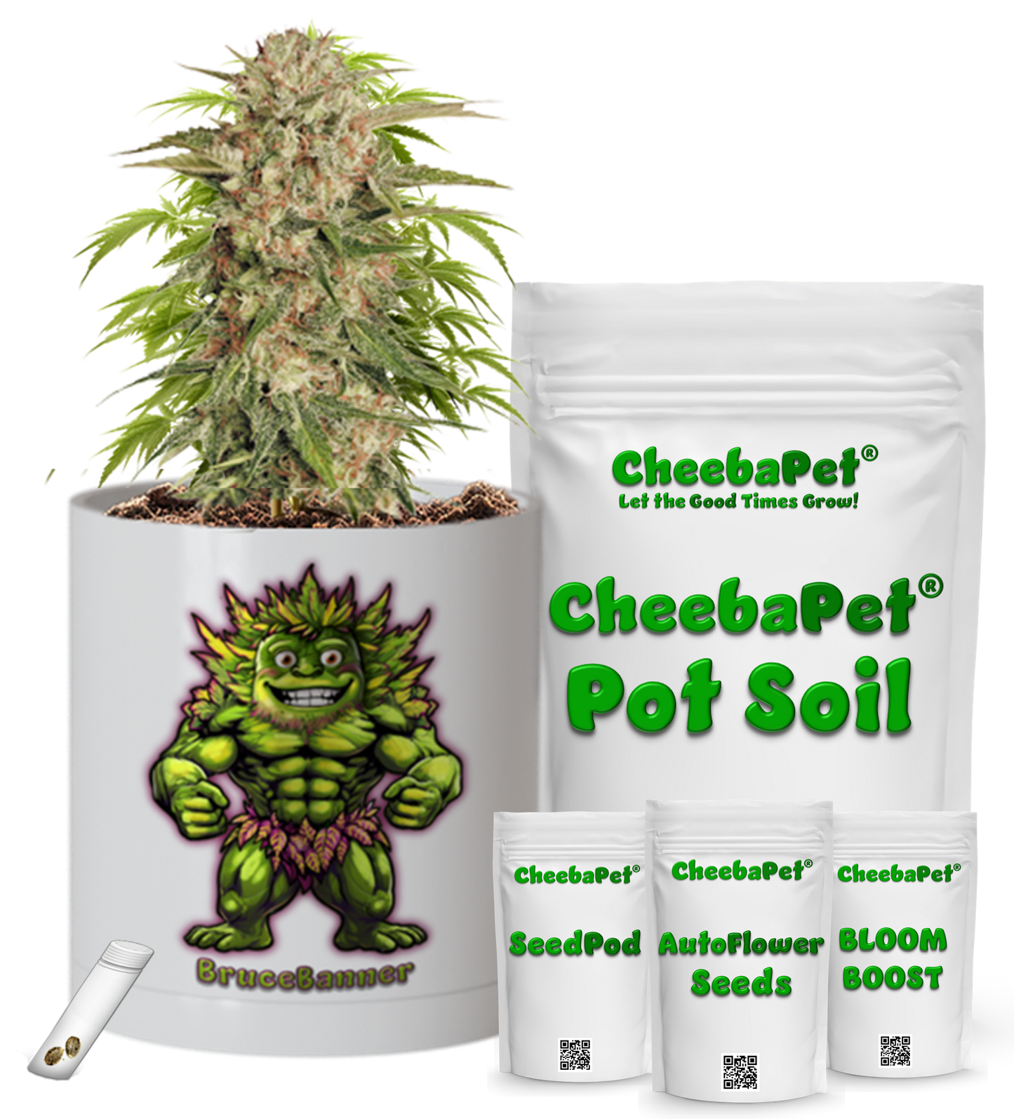 CheebaPet Planter Kit - Alpha Collection - BruceBanner