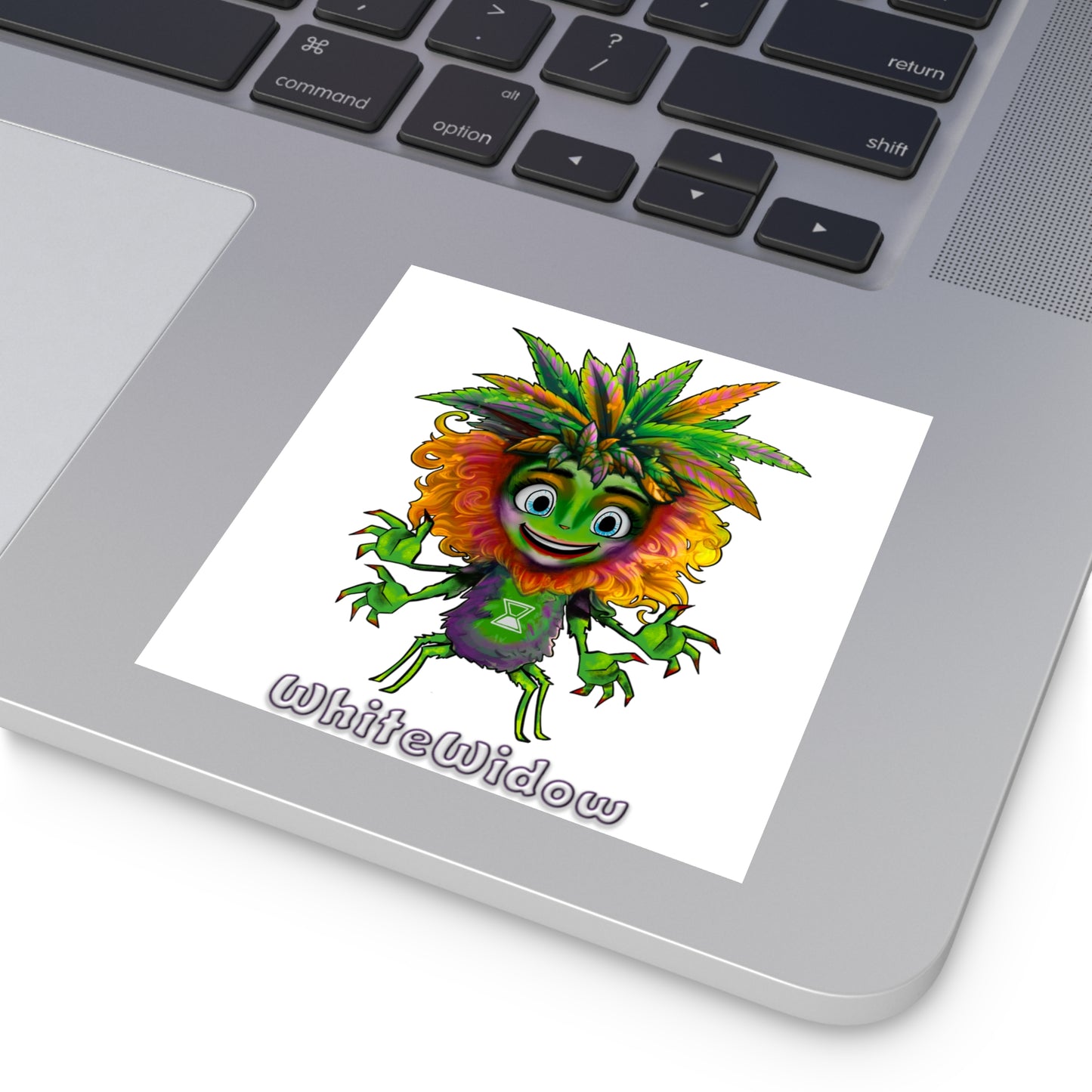 Square Stickers Alpha H2H WhiteWidow