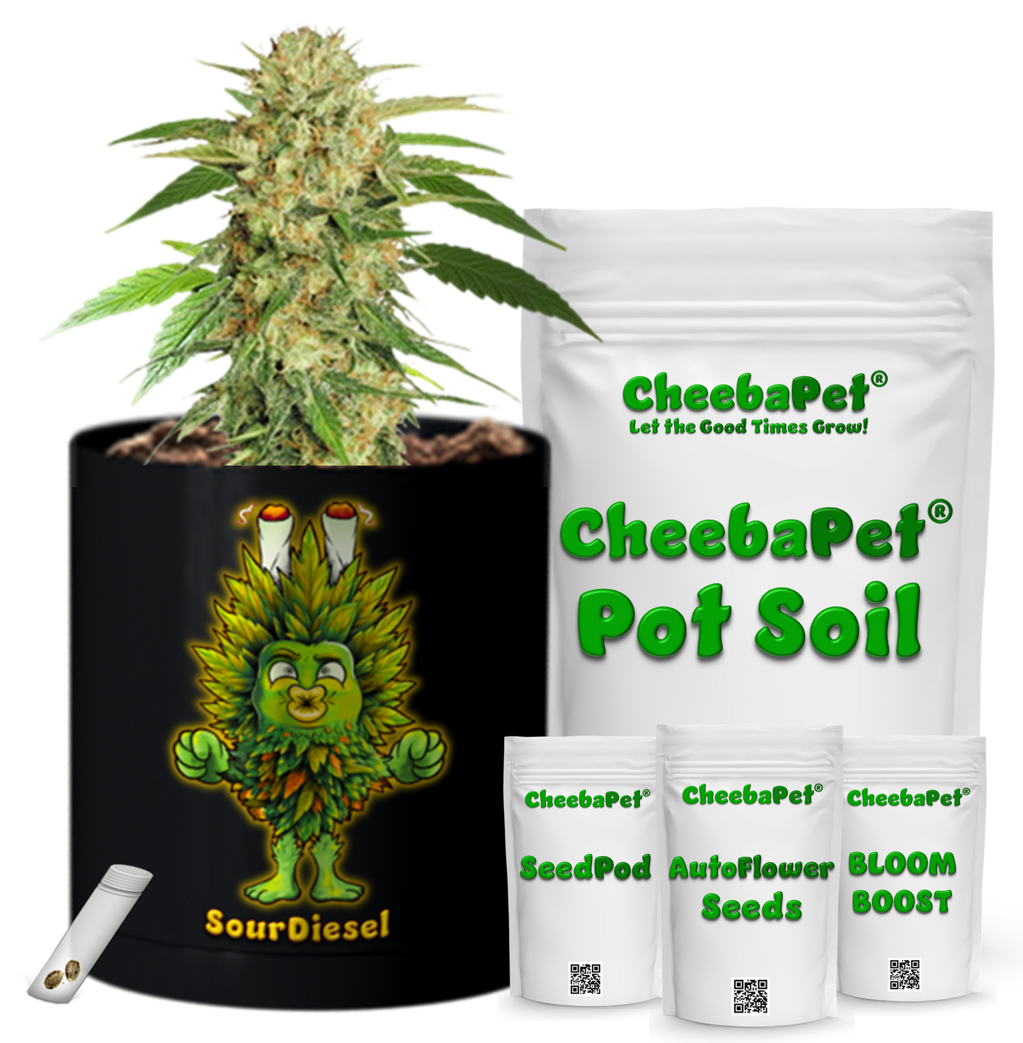 CheebaPet Planter Kit - Alpha Collection - SourDiesel