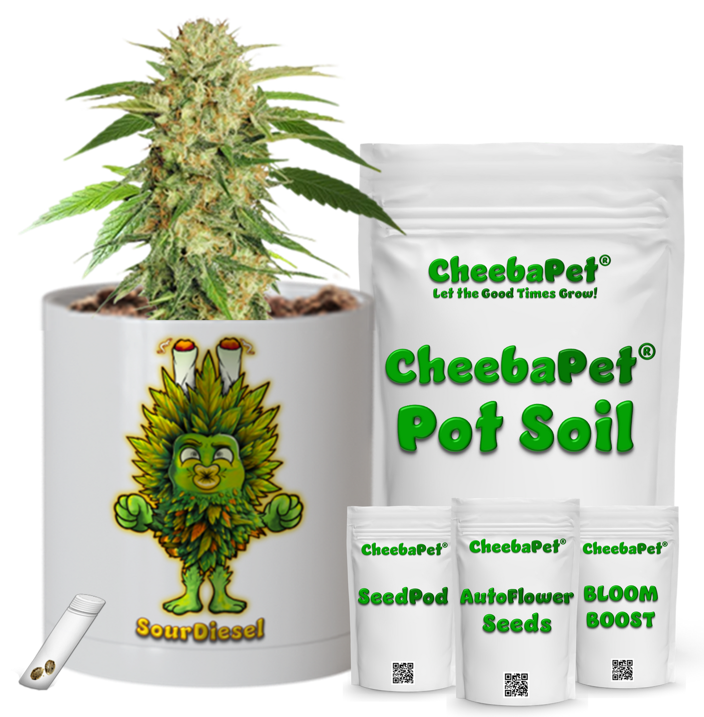 CheebaPet Planter Kit - Alpha Collection - SourDiesel