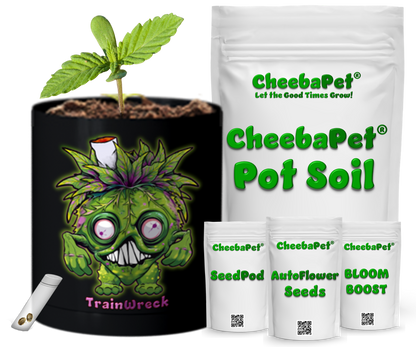 CheebaPet Planter Kit - Alpha Collection - TrainWreck
