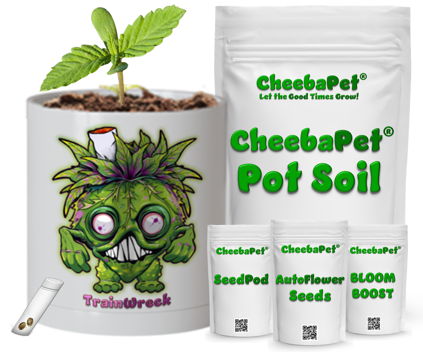 CheebaPet Planter Kit - Alpha Collection - TrainWreck