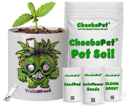 CheebaPet Planter Kit - Alpha Collection - TrainWreck